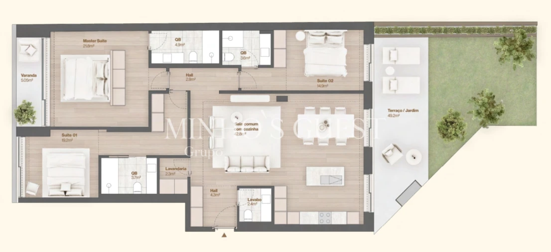 Apartamento T3 para Venda em Vila do Conde Foto 15