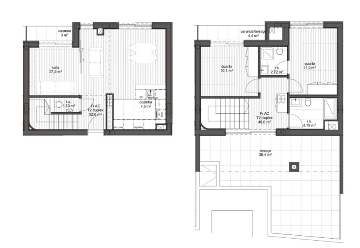 Apartamento T2 para Venda em Ramalde Planta 1