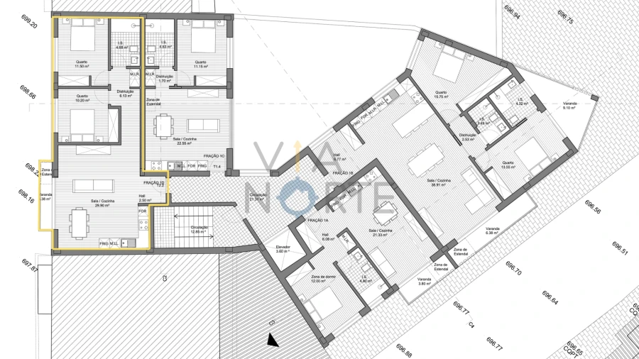 Apartamento T2 para Venda em Sé, Santa Maria e Meixedo Foto 11