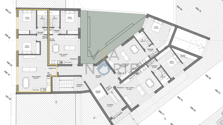 Apartamento T2 para Venda em Sé, Santa Maria e Meixedo Foto 11