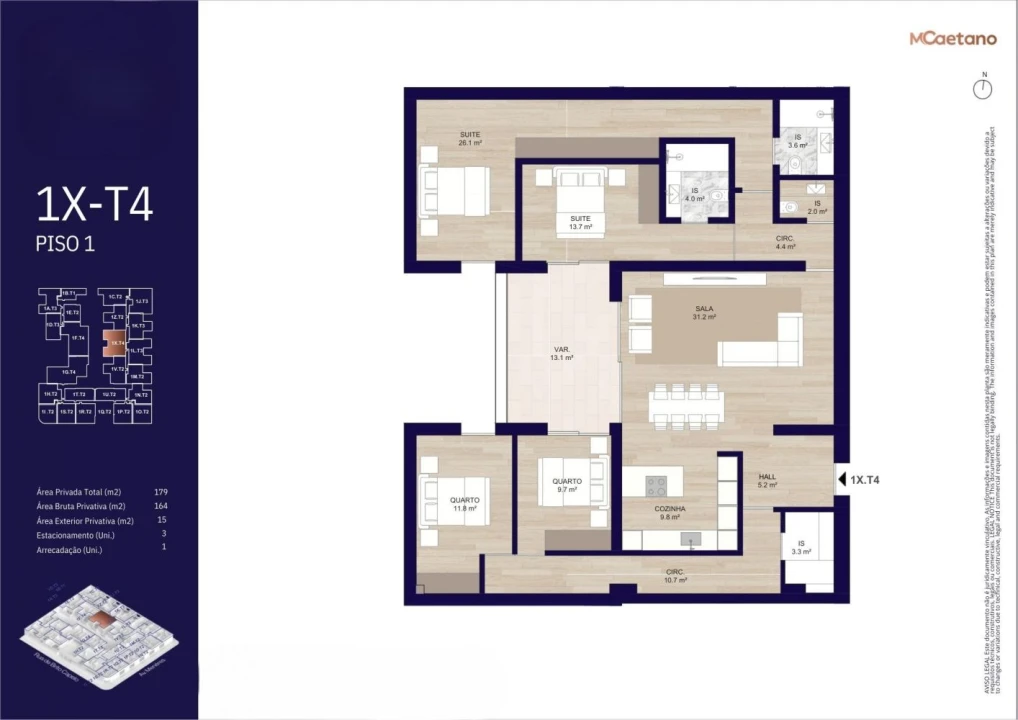 Apartamento T4 para Venda em Matosinhos e Leça da Palmeira Foto 16