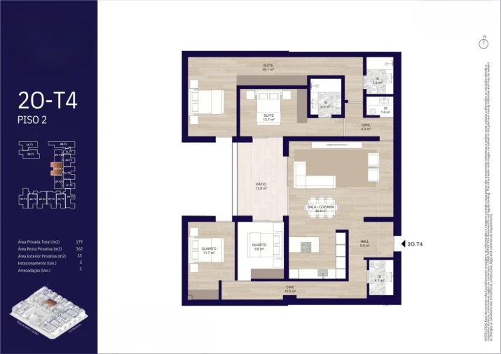Apartamento T4 para Venda em Matosinhos e Leça da Palmeira Foto 16