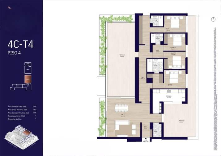 Apartamento T4 para Venda em Matosinhos e Leça da Palmeira Foto 15