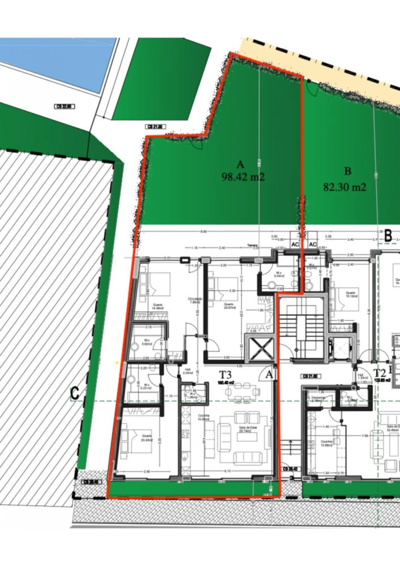 Apartamento T3 para Venda em Montenegro Foto 11