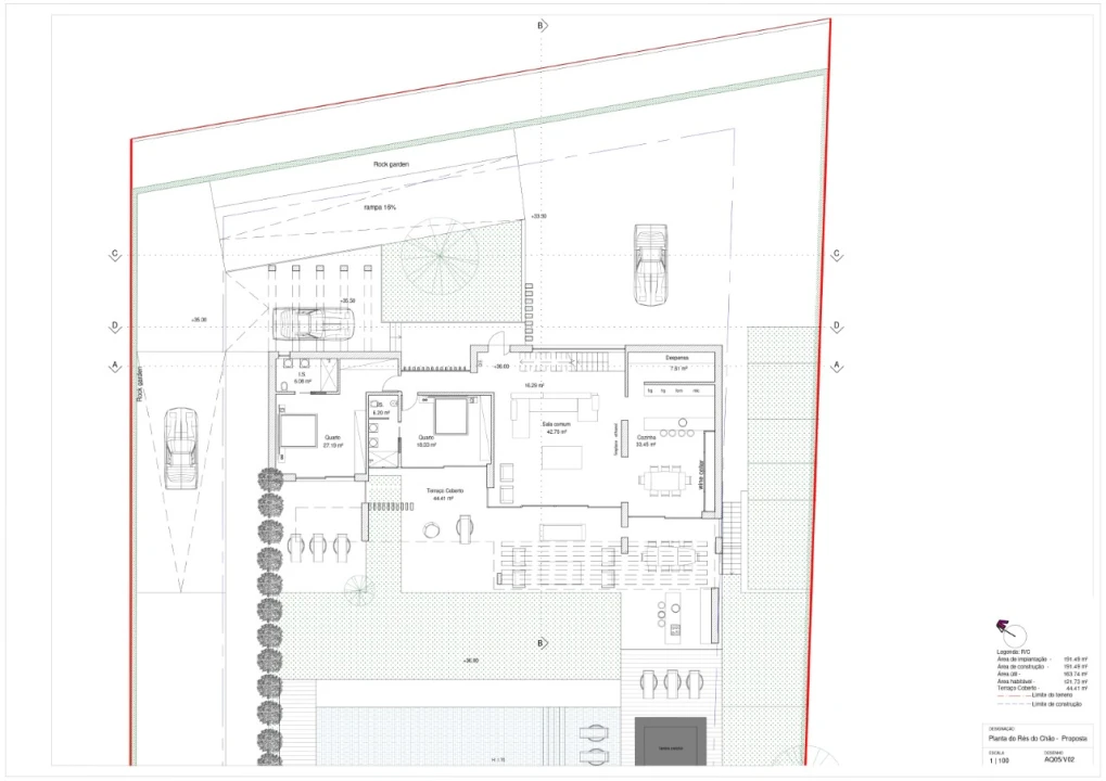 Moradia T4 para Venda em Quarteira Planta 2