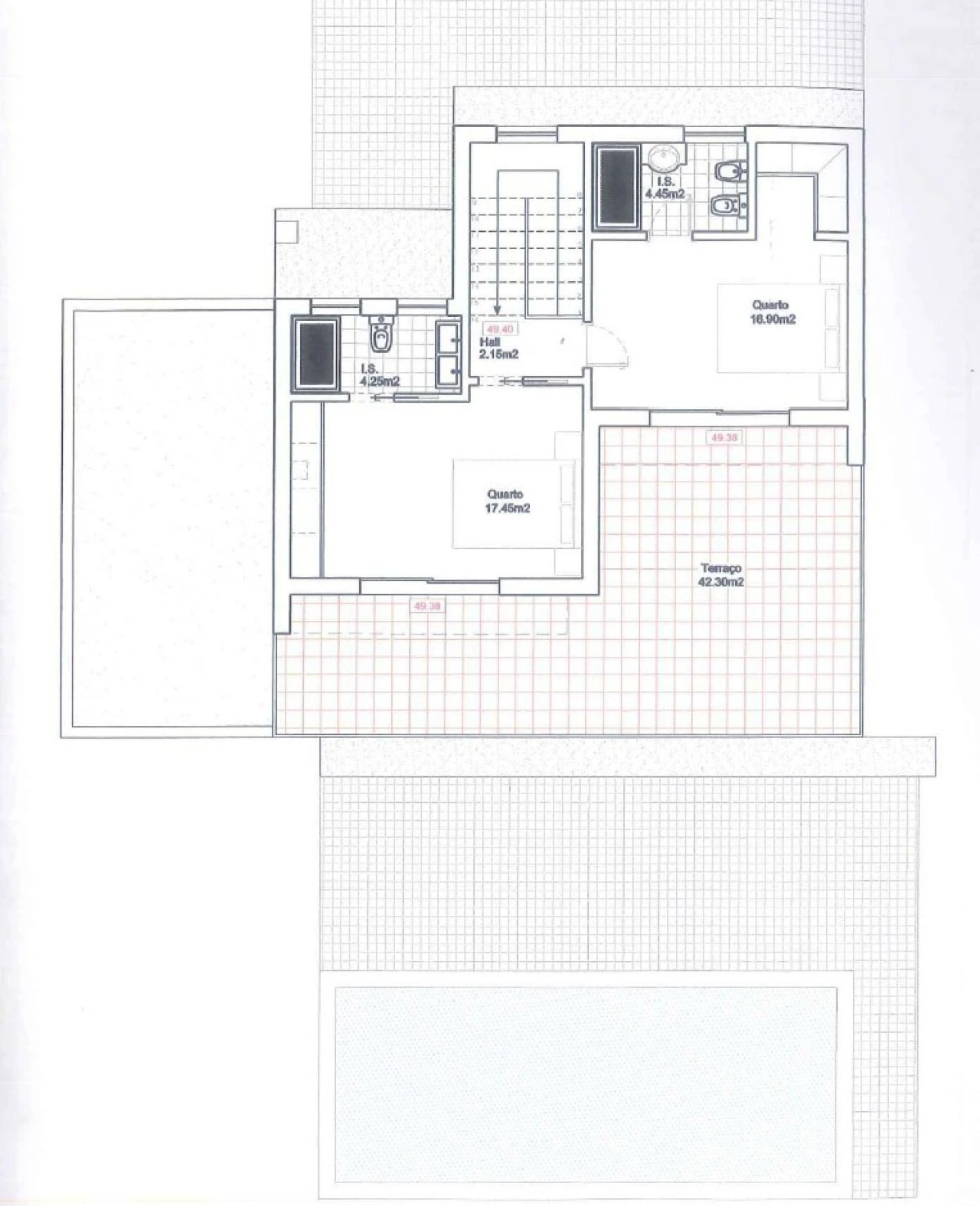 Moradia T3 para Venda em Nadadouro Planta 2