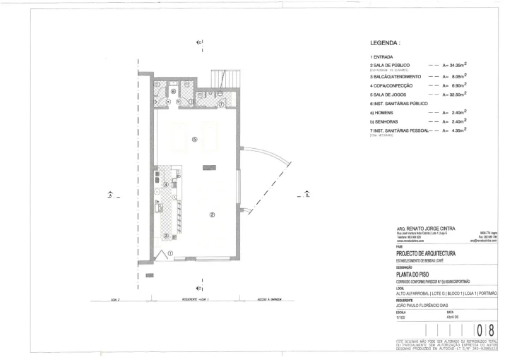 Negócio para Venda em Portimão Planta 3