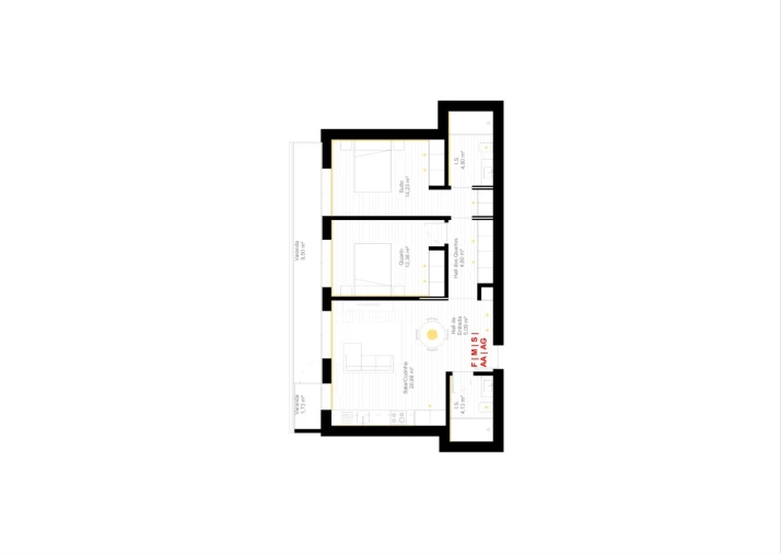 Apartamento T2 para Venda em Glória e Vera Cruz Planta 1