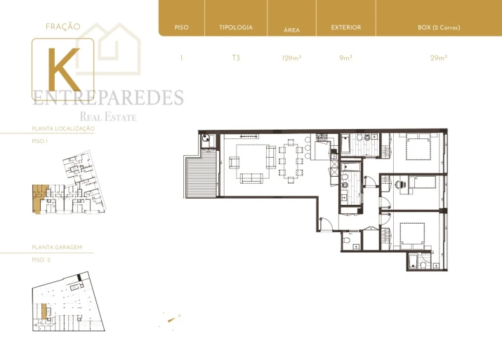 Apartamento T3 para Venda em São Felix da Marinha Foto 41