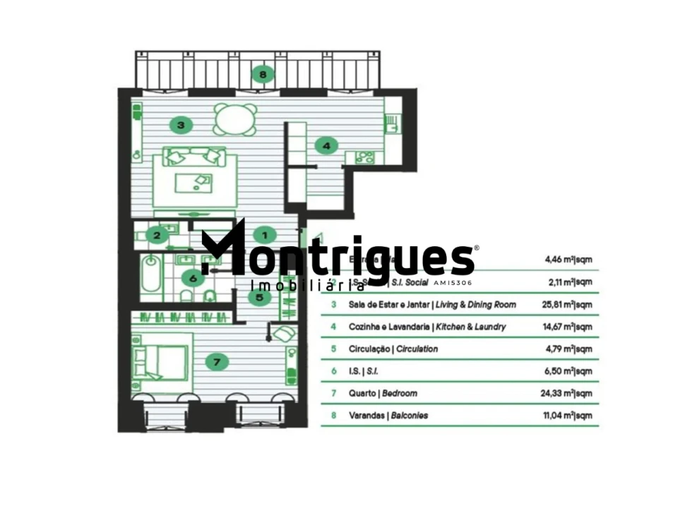 Apartamento T1 para Venda em Beato Foto 35