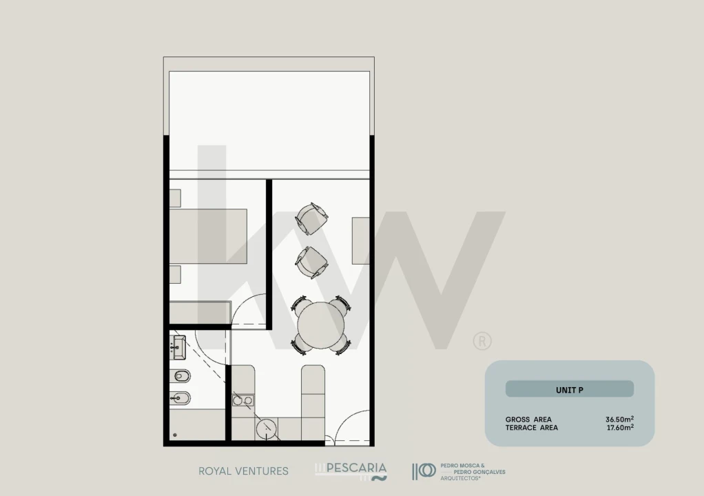 Apartamento T1 para Venda em Santa Marinha e São Pedro da Afurada Foto 5