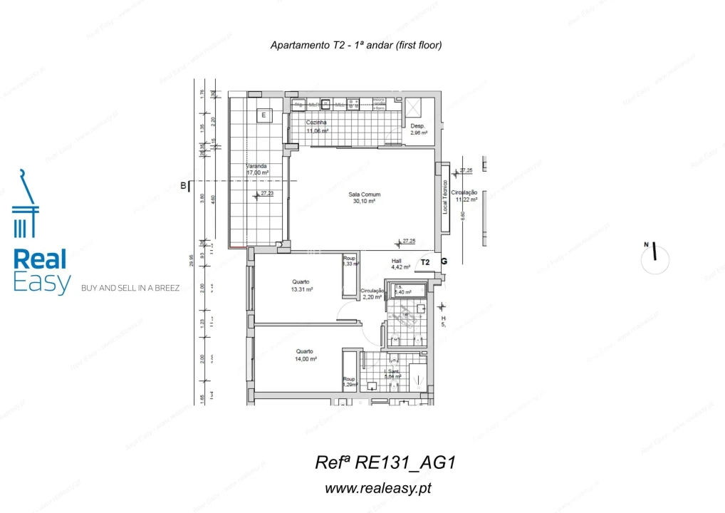 Apartamento T2 para Venda em Conceição e Cabanas de Tavira Foto 11