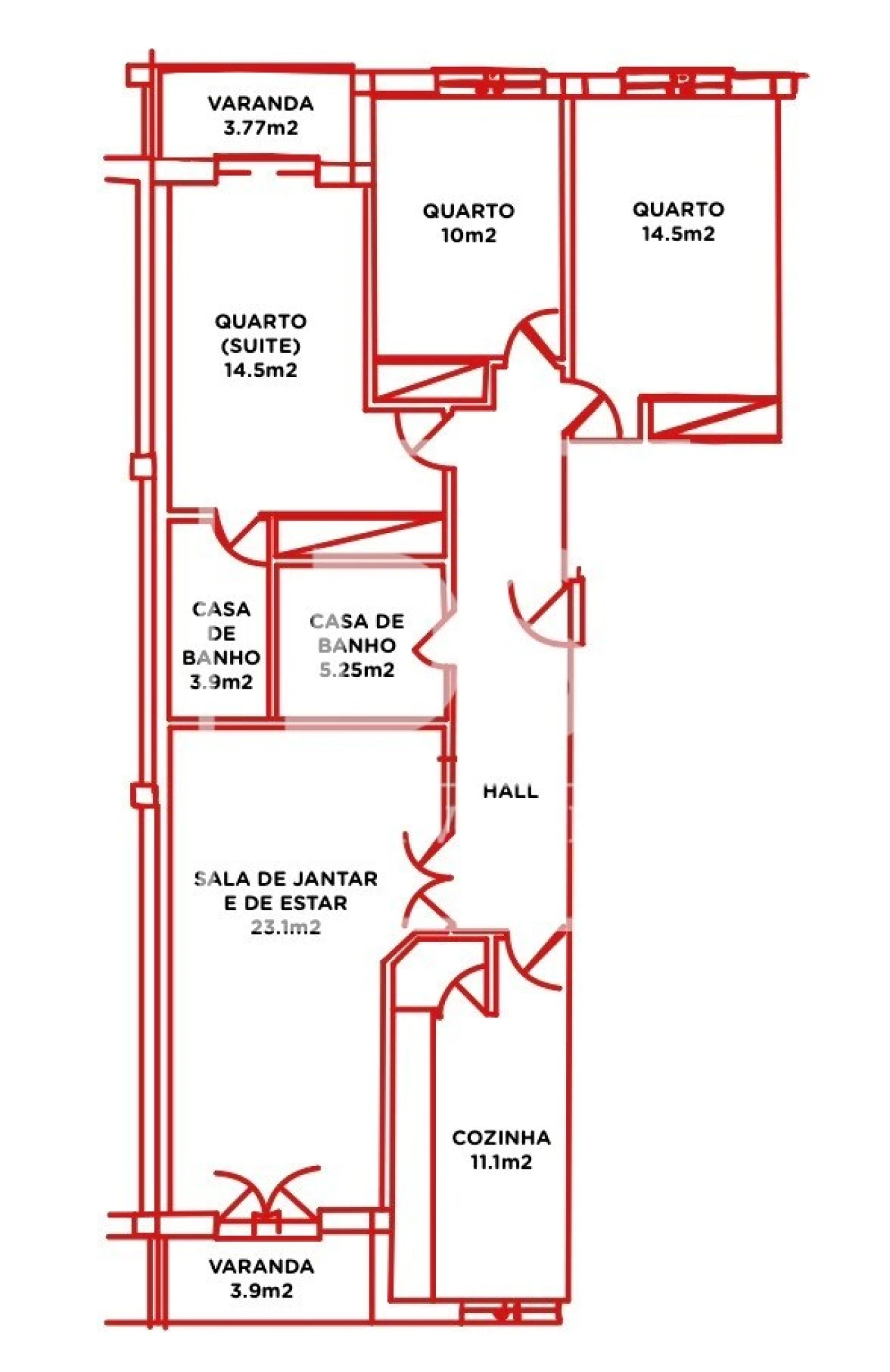 Apartamento T3 para Venda em Real, Dume e Semelhe Foto 30