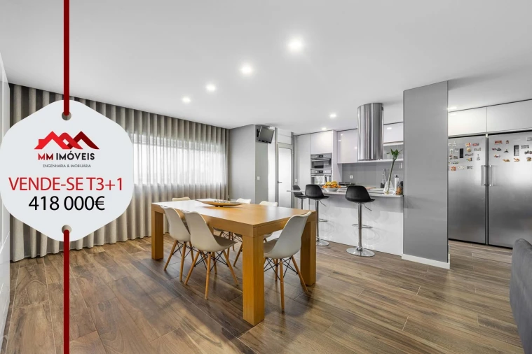 Apartamento T3 para Venda em Cidade da Maia