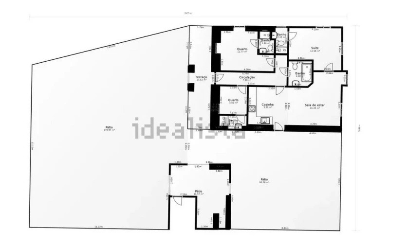 Moradia T3 para Venda em Silves Planta 1
