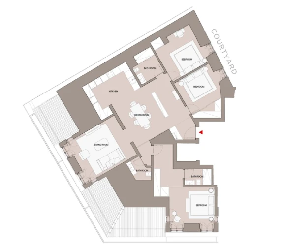 Apartamento T3 para Venda em Santa Maria Maior Planta 1