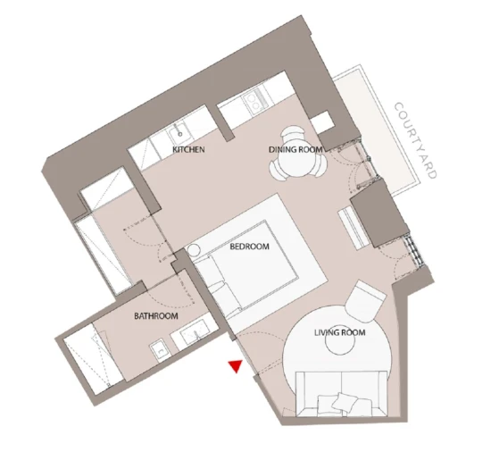 Apartamento para Venda em Santa Maria Maior Planta 1
