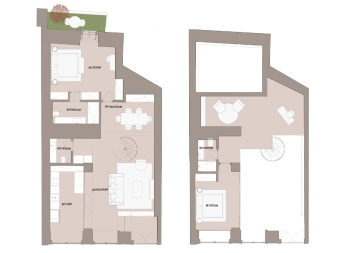 Apartamento T2 para Venda em Santa Maria Maior Planta 1