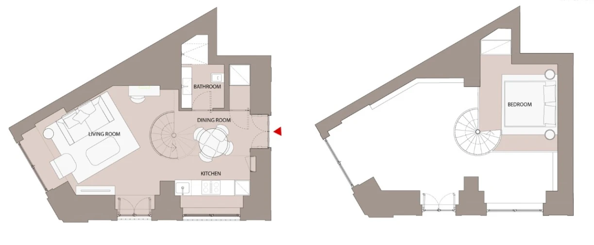 Apartamento T1 para Venda em Santa Maria Maior Planta 1