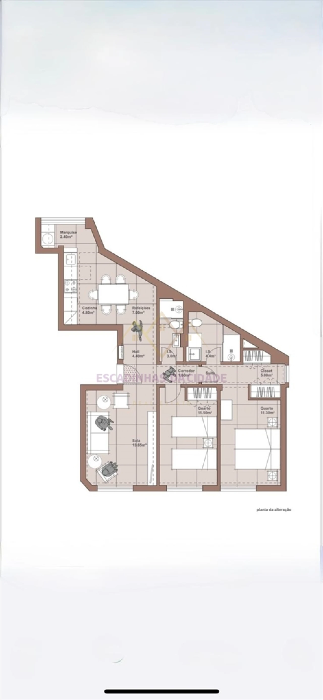 Apartamento T2 para Venda em Carnaxide e Queijas Foto 23