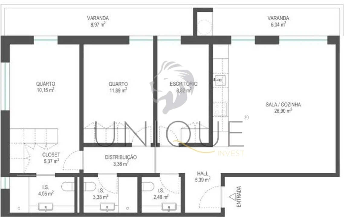 Apartamento T2 para Arrendamento em Glória e Vera Cruz Foto 40
