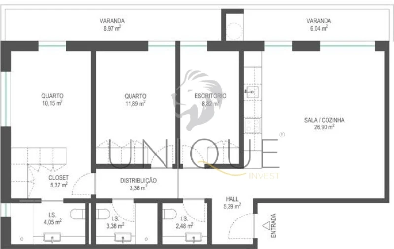 Apartamento T2 para Arrendamento em Glória e Vera Cruz Foto 40