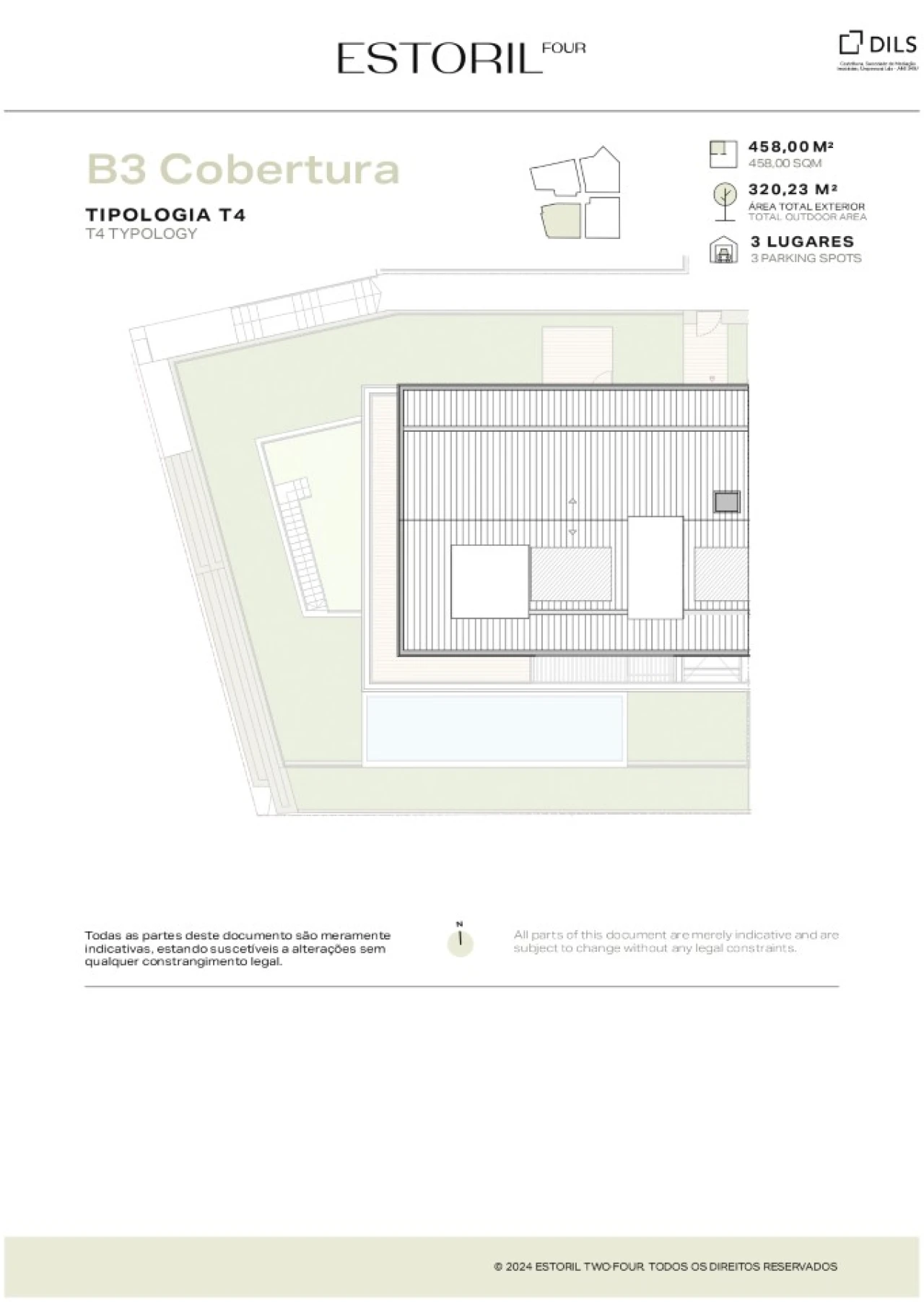 Moradia T4 para Venda em Cascais e Estoril Planta 5