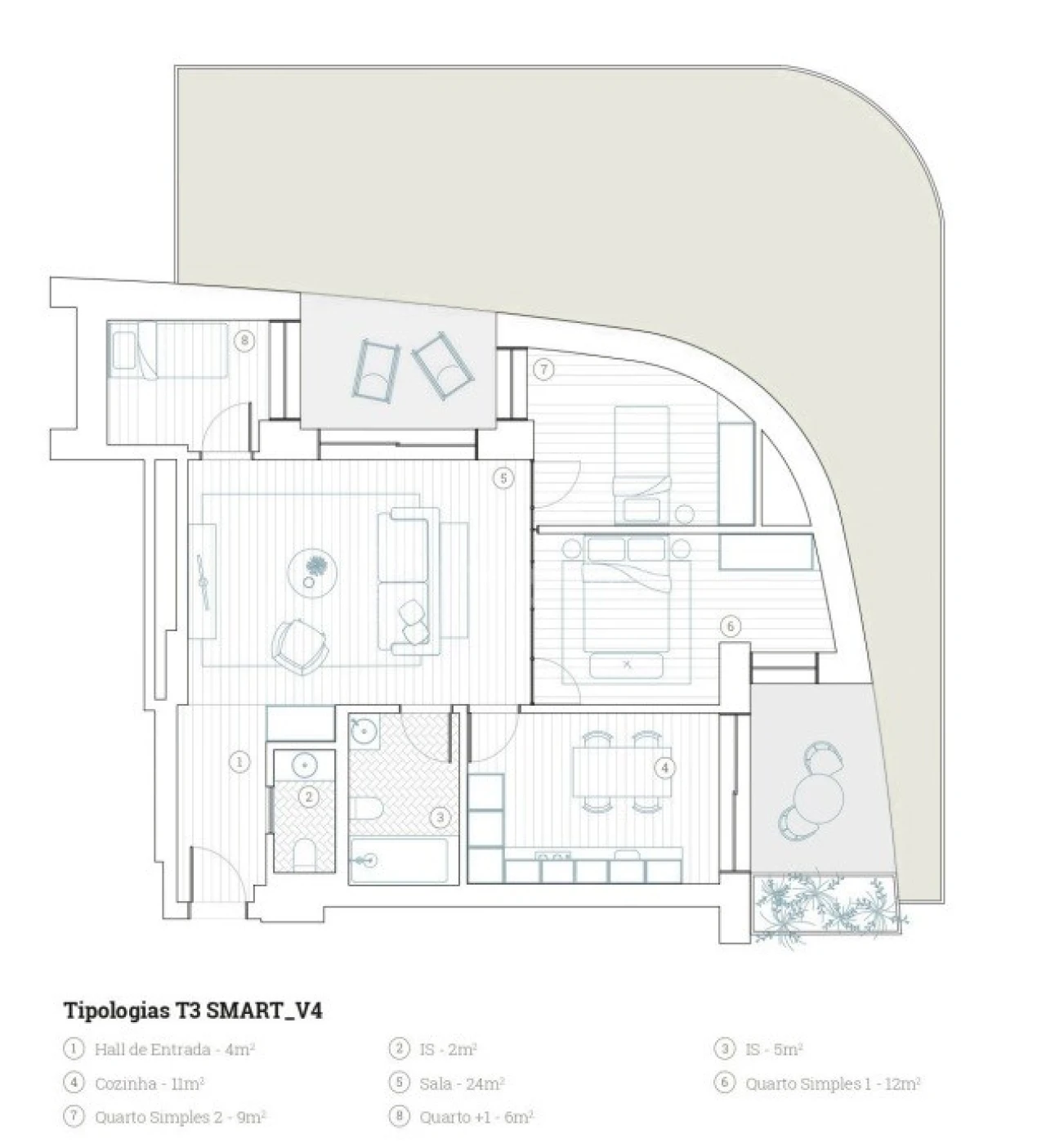 Apartamento T3 para Venda em Paranhos Foto 18