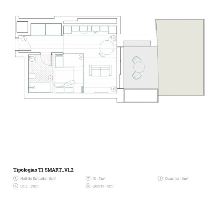 Apartamento T1 para Venda em Paranhos Foto 18