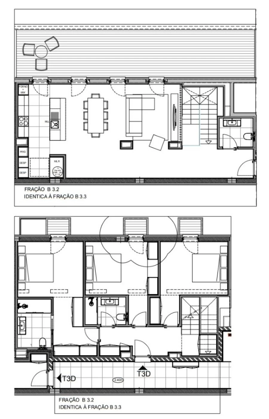 Apartamento T2 para Venda em Cedofeita, Santo Ildefonso, Sé, Miragaia, São Nicolau e Vitória Planta 1