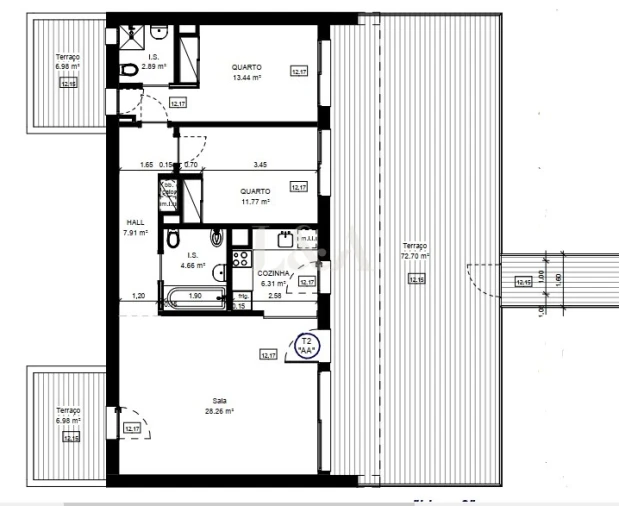 Apartamento T2 para Venda em Conceição e Cabanas de Tavira Foto 2