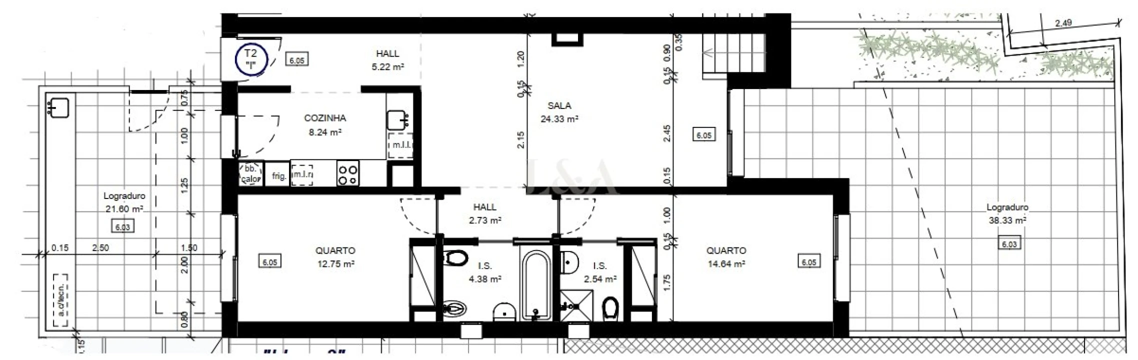 Apartamento T2 para Venda em Conceição e Cabanas de Tavira Foto 2