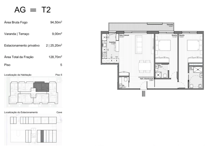 Apartamento T2 para Venda em Santa Marinha e São Pedro da Afurada Foto 10