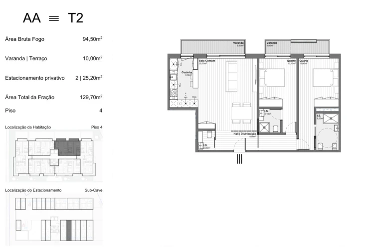 Apartamento T2 para Venda em Santa Marinha e São Pedro da Afurada Foto 10