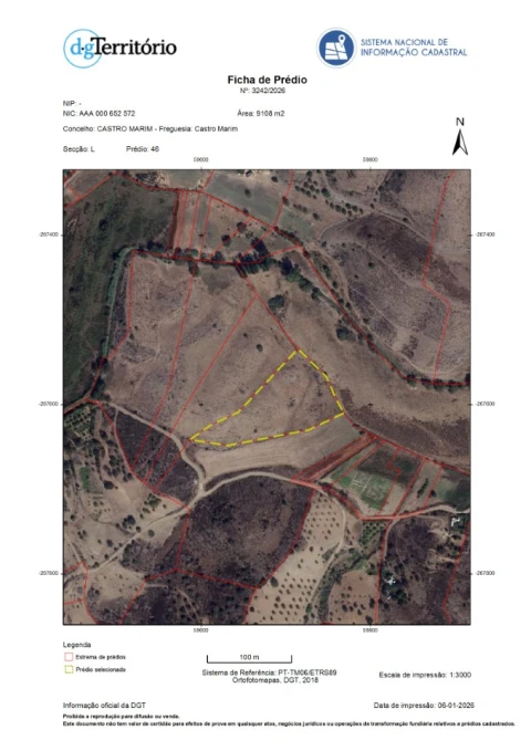 Terreno Misto para Venda em Castro Marim