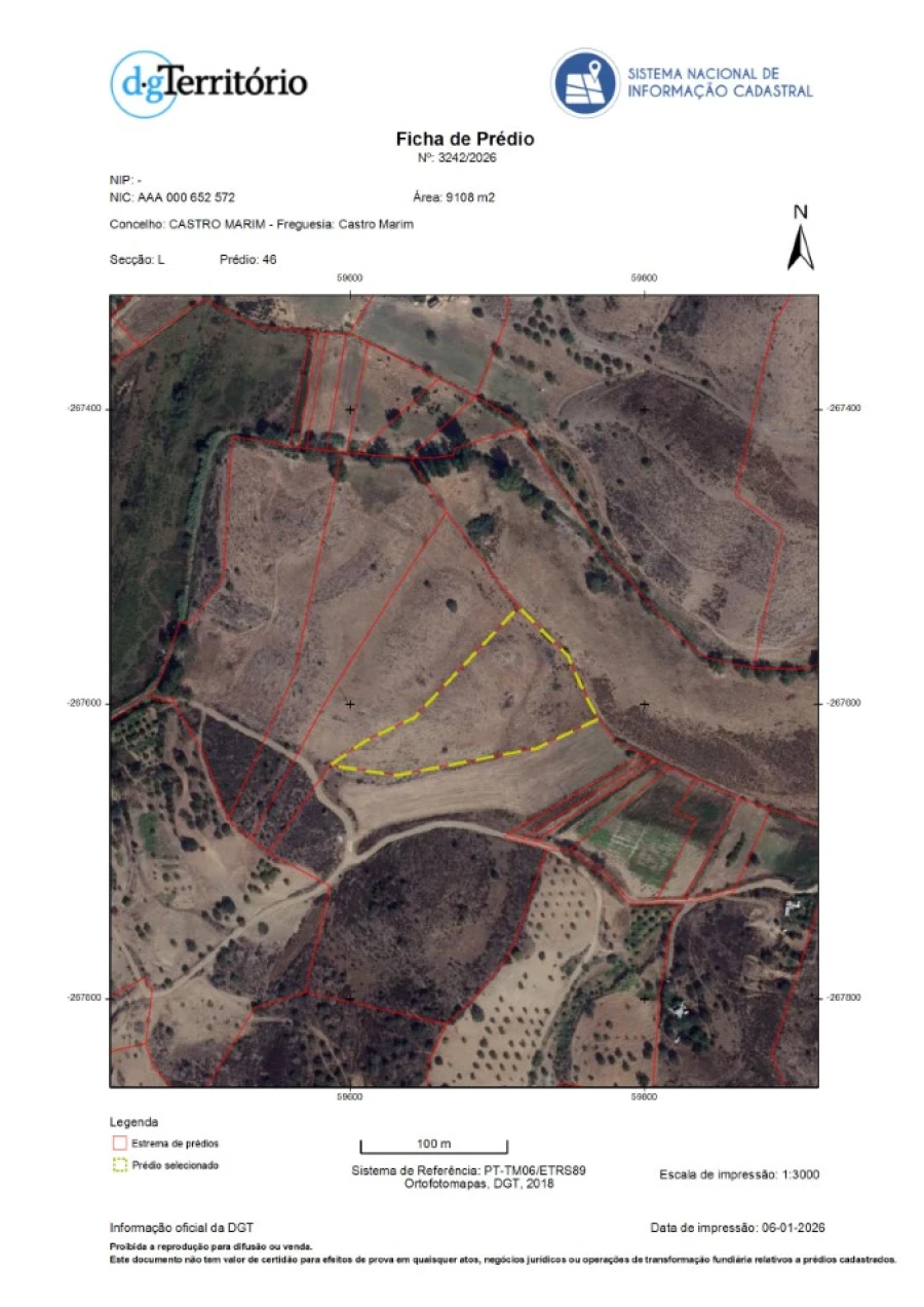 Terreno Misto para Venda em Castro Marim