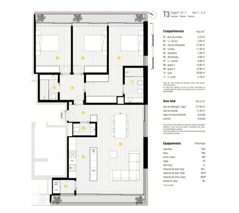 Apartamento T3 para Venda em Canidelo Foto 14
