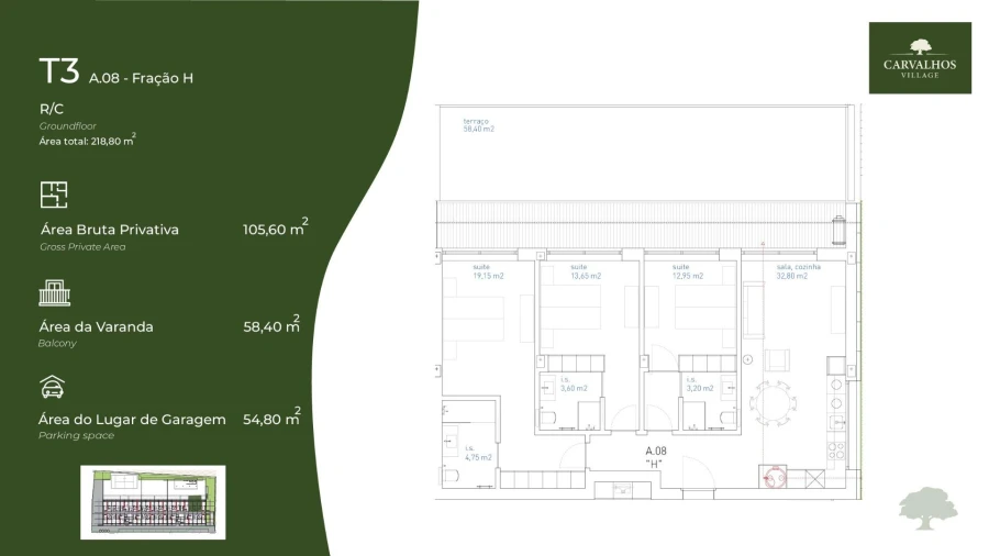 Apartamento T3 para Venda em Pedroso e Seixezelo Foto 13