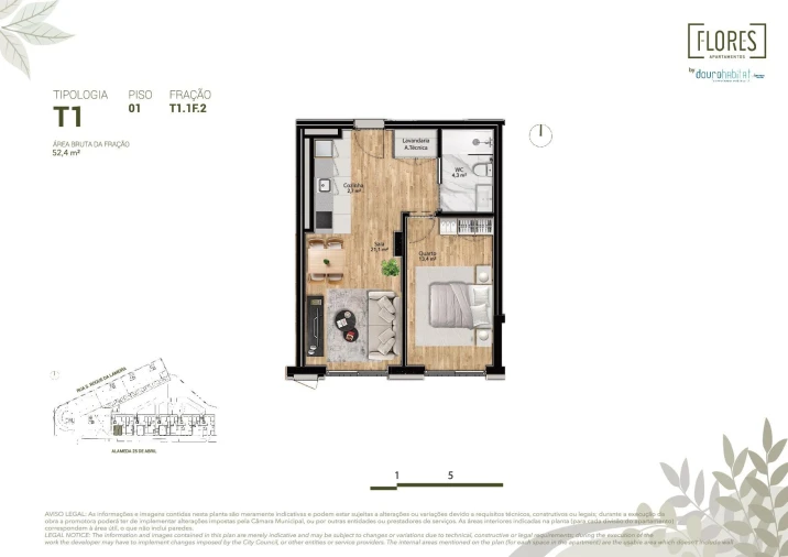 Apartamento T1 para Venda em Campanhã Foto 11