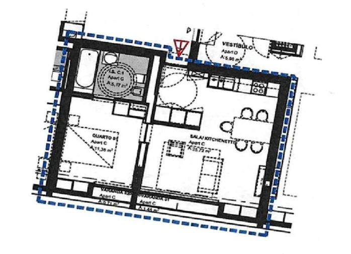 Apartamento T1 para Arrendamento em Areeiro Foto 9