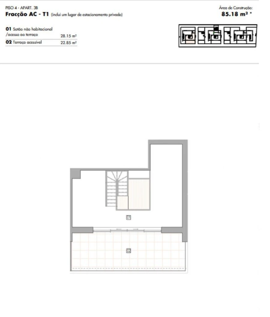 Apartamento T2 para Venda em Lagos (São Sebastião e Santa Maria) Foto 13