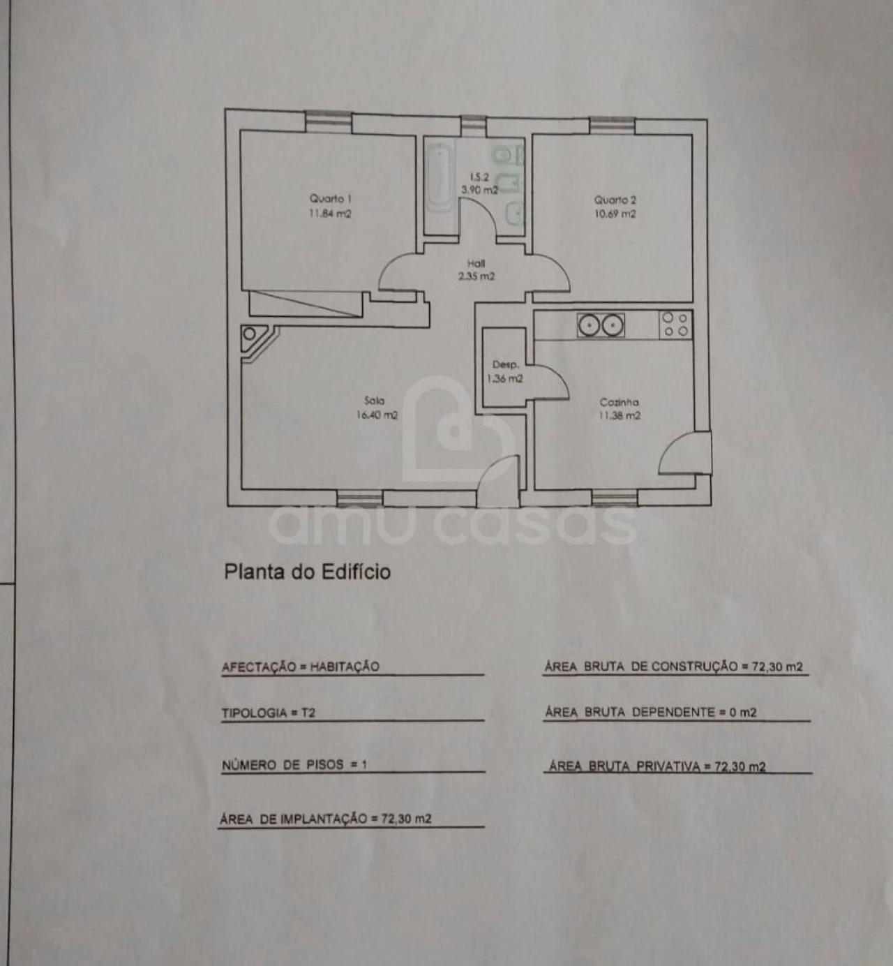 Apartamento T2 para Venda em São Martinho das Amoreiras Foto 6