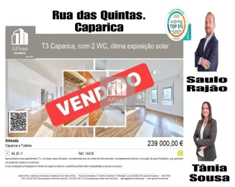 Apartamento T3 para Venda em Caparica e Trafaria