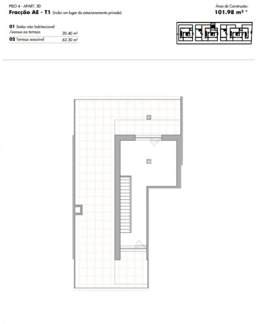 Apartamento T2 para Venda em Lagos (São Sebastião e Santa Maria) Foto 13