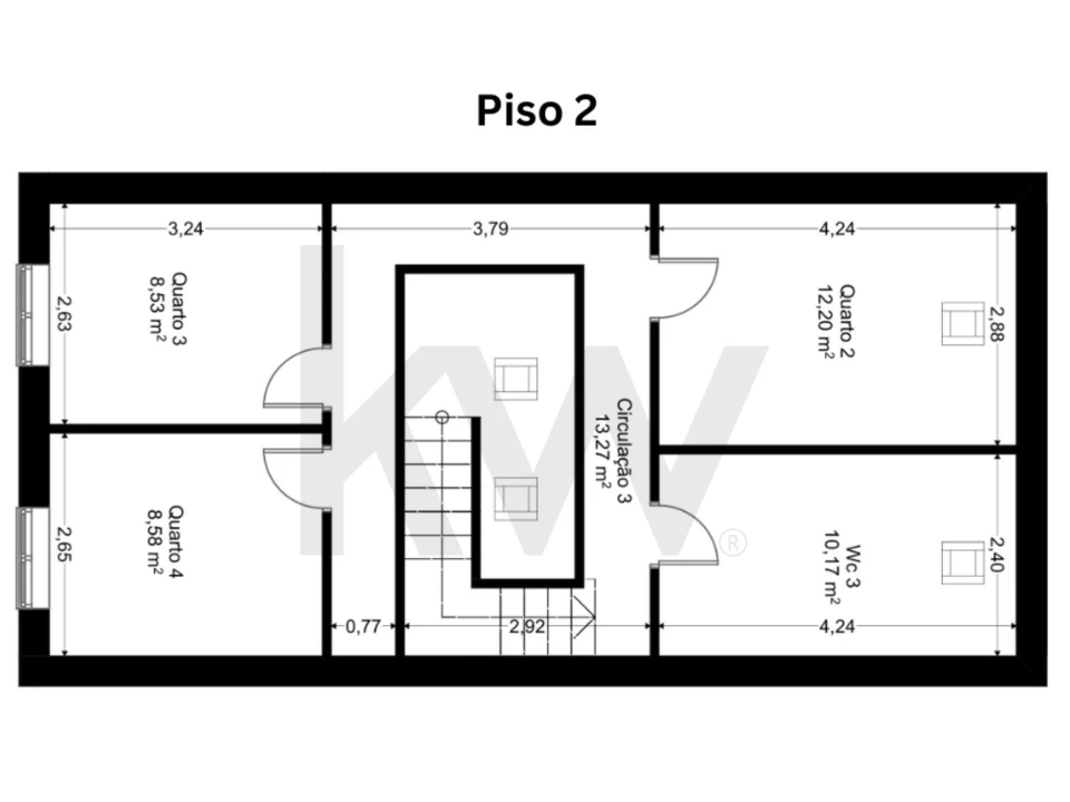 Moradia T4 para Venda em Bonfim Planta 3