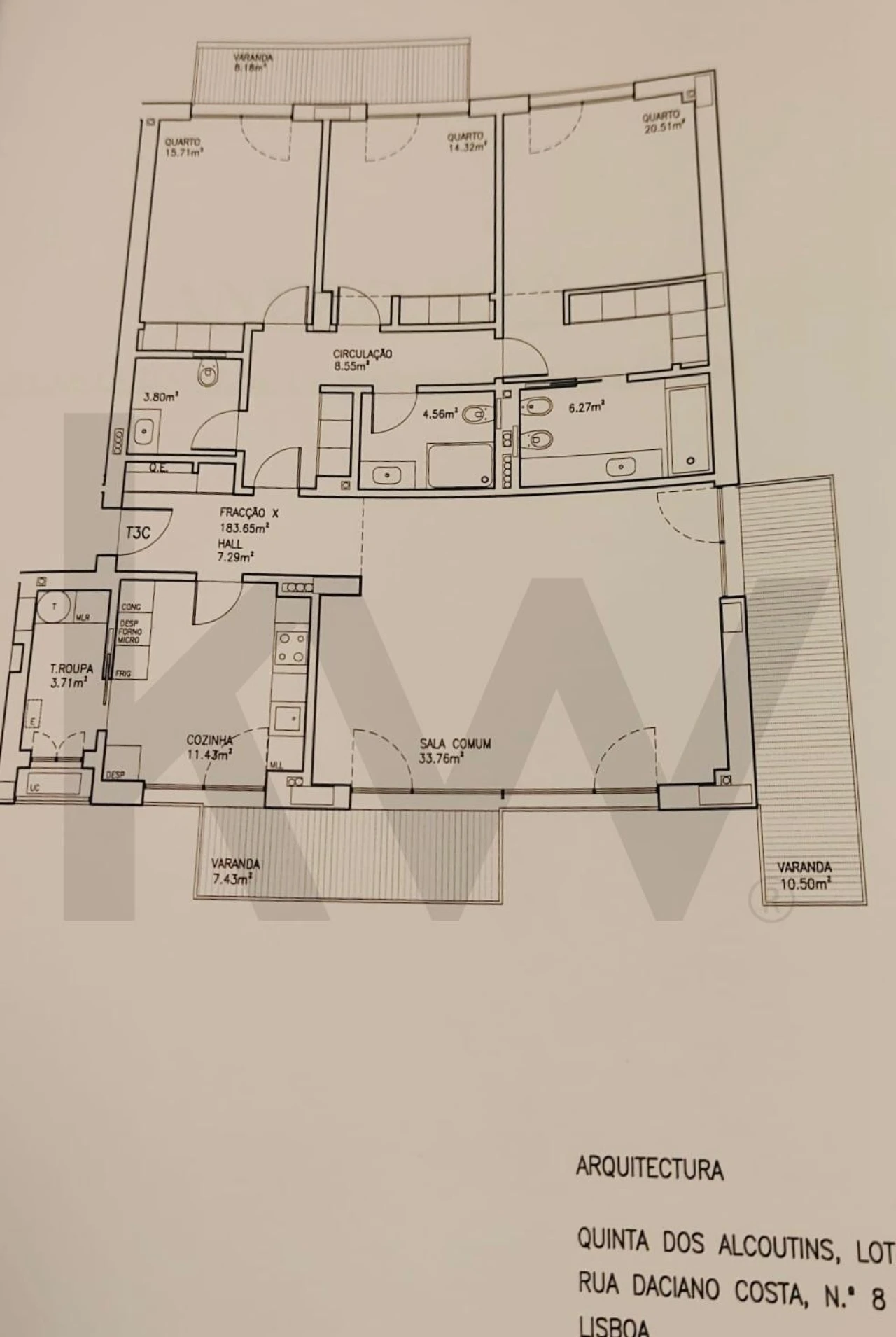 Apartamento T3 para Arrendamento em Lumiar Foto 19