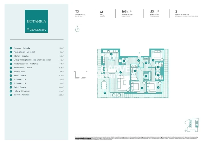 Apartamento T3 para Venda em Quarteira Foto 14