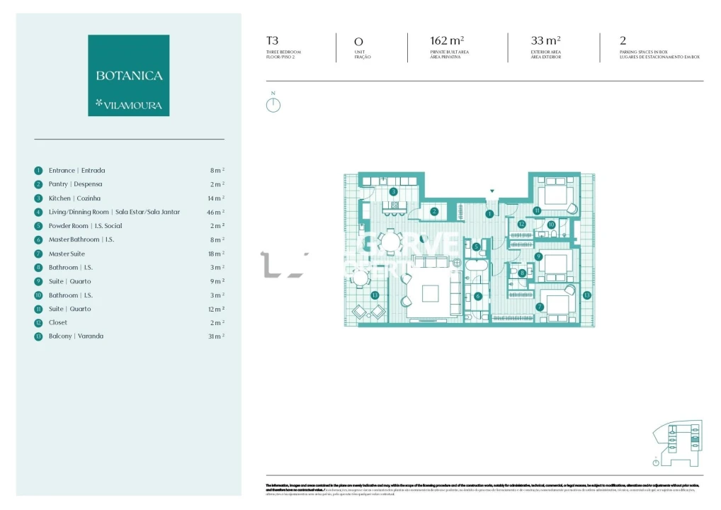 Apartamento T3 para Venda em Quarteira Foto 14