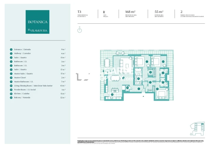 Apartamento T3 para Venda em Quarteira Foto 13