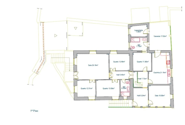 Moradia T4 para Venda em Ancora Planta 2